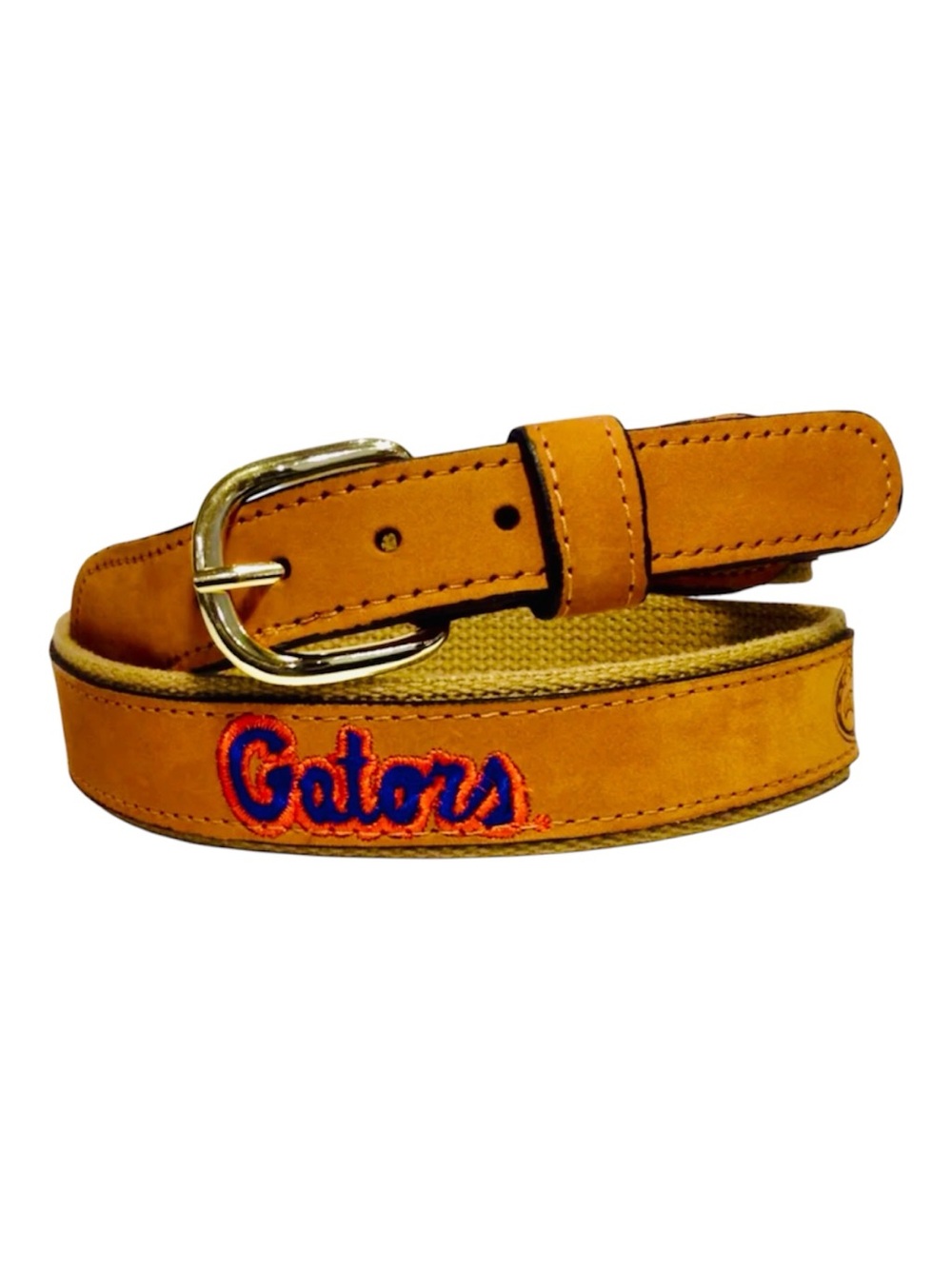 Zep-Pro Florida Gators Brown Leather Embroidered Logo Belt size 28
